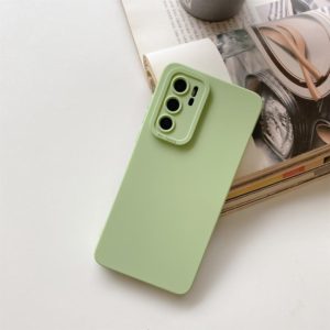 For Huawei Nova 7 5G Straight Side Liquid Silicone Phone Case(Light Green) (OEM)