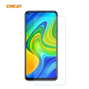 For Redmi 10X 4G / Redmi Note 9 ENKAY Hat-Prince 0.26mm 9H 2.5D Curved Edge Tempered Glass Film (ENKAY) (OEM)