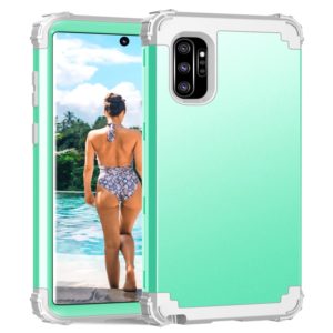 PC+ Silicone Three-piece Anti-drop Protection Case for Galaxy Note10+(Green) (OEM)