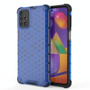 For Samsung Galaxy M31s Shockproof Honeycomb PC + TPU Protective Case(Blue) (OEM)