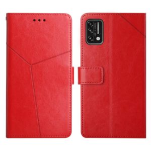 For UMIDIGI A7S Y Stitching Horizontal Flip Leather Phone Case(Red) (OEM)