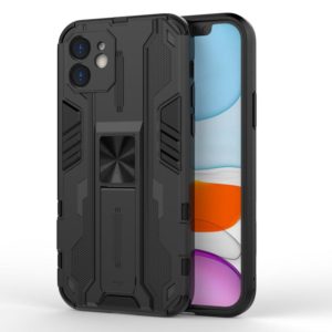 Supersonic PC + TPU Shock-proof Protective Case with Holder For iPhone 11(Black) (OEM)