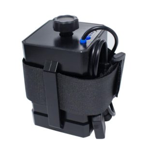 3 Sections 18650/26650 IPX7 Waterproof Battery Box with 12v Round Head & 5v USB Connector Output Voltage Does Not Include Battery(Black) (OEM)