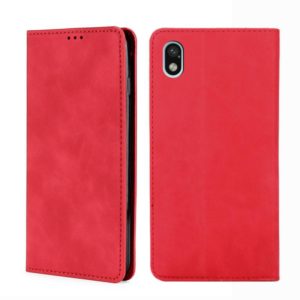 For Sony Xperia Ace III Skin Feel Magnetic Horizontal Flip Leather Phone Case(Red) (OEM)