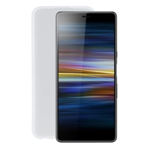 TPU Phone Case For Sony Xperia 10 Plus(Transparent White) (OEM)