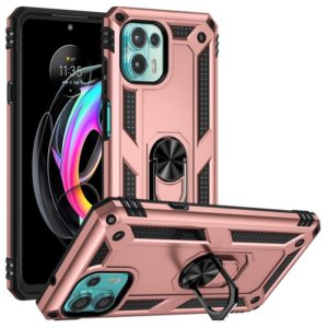 For Motorola Moto Edge 20 Lite Shockproof TPU + PC Phone Case(Rose Gold) (OEM)