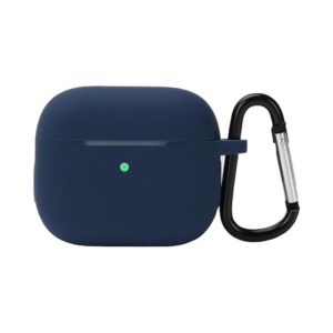 Wireless Earphone Silicone Protective Case with Hook for AirPods 3(Midnight Blue) (OEM)