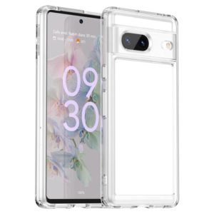 For Google Pixel 7 Candy Series TPU Phone Case(Transparent) (OEM)