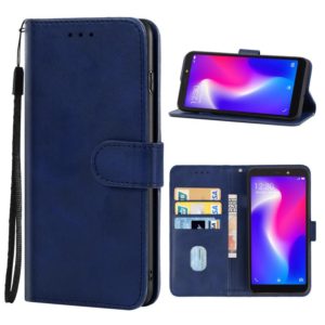 Leather Phone Case For Itel S33(Blue) (OEM)