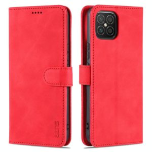 For Huawei nova 8 SE AZNS Skin Feel Calf Texture Horizontal Flip Leather Case with Card Slots & Holder & Wallet(Red) (AZNS) (OEM)