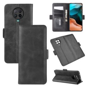 For Xiaomi Redmi K30 Pro Dual-side Magnetic Buckle Horizontal Flip Leather Case with Holder & Card Slots & Wallet(Black) (OEM)