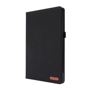 For Nokia T20 TPU + Fabric PU Leather Tablet Case(Black) (OEM)