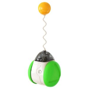 FSC-01 Electric Sounding Tumbler Cat Toy Funny Cat Ball(Green) (OEM)