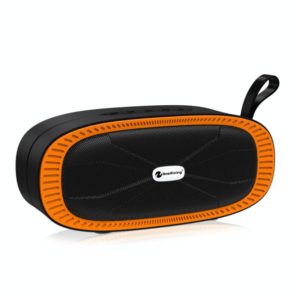 New Rixing NR4022 Portable Stereo Surround Soundbar Bluetooth Speaker with Microphone, Support TF Card FM(Orange) (New Rixing) (OEM)