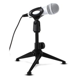Extendable Adjustable Microphone Tripod Desktop Stand, Height: 19.5-24.5cm, For Live Broadcast, Show, KTV, etc (OEM)