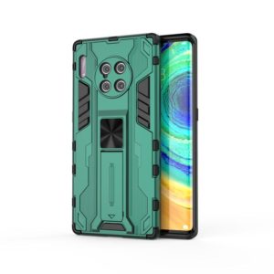 For Huawei Mate 30 Pro Supersonic PC + TPU Shock-proof Protective Case with Holder(Green) (OEM)
