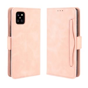 For Galaxy M60S / A81 / Note 10 Lite Wallet Style Skin Feel Calf Pattern Leather Case with Separate Card Slots & Holder & Wallet & Photo Frame(Pink) (OEM)
