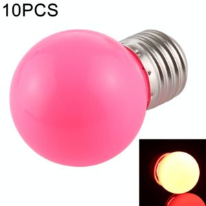 10 PCS 2W E27 2835 SMD Home Decoration LED Light Bulbs, DC 12V (Pink Light) (OEM)