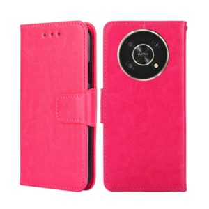 For Honor X30 5G Crystal Texture Leather Phone Case(Rose Red) (OEM)