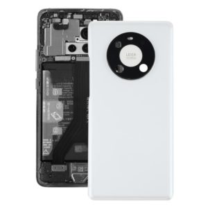 Original Battery Back Cover with Camera Lens Cover for Huawei Mate 40 Pro(White) (OEM)