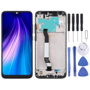 TFT LCD Screen for Xiaomi Redmi Note 8 Digitizer Full Assembly with Frame(Black) (OEM)