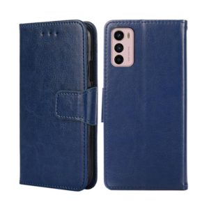 For Motorola Moto G42 4G Crystal Texture Leather Phone Case(Royal Blue) (OEM)