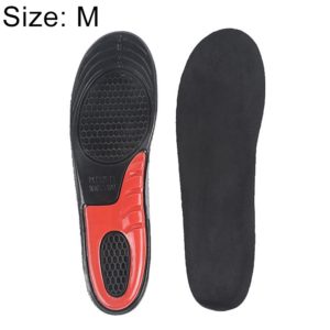 1 Pair Military Training Shock Resistance Sports Insoles Soft and Comfortable Stretch Thick Insoles, Size: M(38-42 Yards)(Black) (OEM)