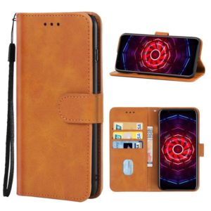 Leather Phone Case For ZTE nubia Red Magic(Brown) (OEM)
