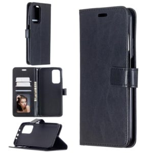 For Xiaomi Mi 10T Pro Crazy Horse Texture Horizontal Flip Leather Case with Holder & Card Slots & Wallet & Photo Frame(Black) (OEM)