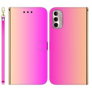For Motorola Moto G Stylus 4G 2022 Imitated Mirror Surface Leather Phone Case(Gradient Color) (OEM)