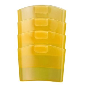 TX008 Afternoon Tea Coffee Biscuit Holder Snack Plastic Tea Bag Cup Holder(Yellow) (OEM)