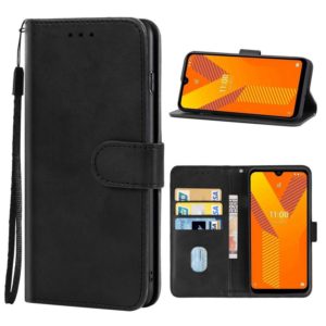 Leather Phone Case For Wiko Y62(Black) (OEM)
