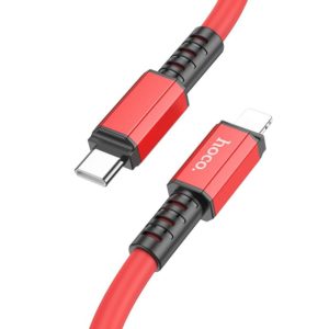 hoco X85 20W USB-C / Type-C to 8 Pin Strength PD Charging Data Cable，Length：1m(Red) (hoco) (OEM)