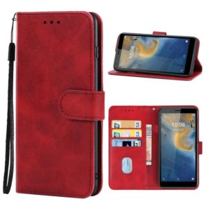 Leather Phone Case For ZTE Blade A31 Lite(Red) (OEM)