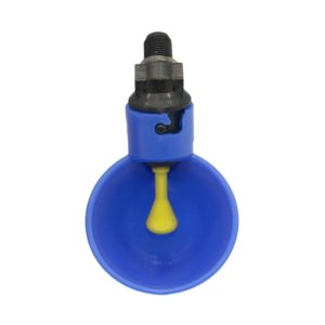 Automatic Quail Drinker Chicken Waterer Bowl With Yellow Nipple Farm poultry drinking water system (OEM)
