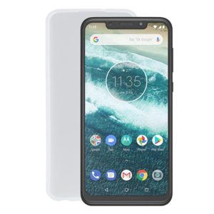 TPU Phone Case For Motorola One Power (P30 Note)(Transparent White) (OEM)