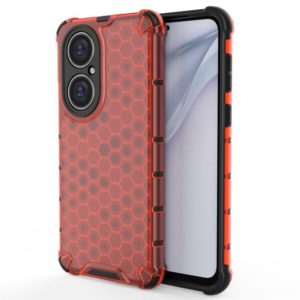 For Huawei P50 Shockproof Honeycomb PC + TPU Case(Red) (OEM)
