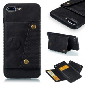 Leather Protective Case For iPhone 8 Plus & 7 Plus(Black) (OEM)