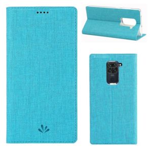 For Xiaomi Redmi 10X 4G / Redmi Note9 ViLi DMX-54 Shockproof TPU + PU Leather Magnetic Attraction Horizontal Flip Protective Case with Card Slots & Holder(Blue) (ViLi) (OEM)