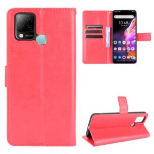 For Infinix Hot 10s X689 Crazy Horse Texture Horizontal Flip Leather Case with Holder & Card Slots & Lanyard(Red) (OEM)