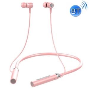 BT-63 Wireless Bluetooth Neck-mounted Magnetic Headphone(Pink) (OEM)
