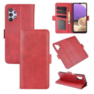 For Samsung Galaxy A32 5G Dual-side Magnetic Buckle Horizontal Flip Leather Case with Holder & Card Slots & Wallet(Red) (OEM)