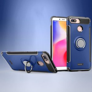 Magnetic 360 Degree Rotation Ring Holder Armor Protective Case for Xiaomi Redmi 6A (Blue) (OEM)