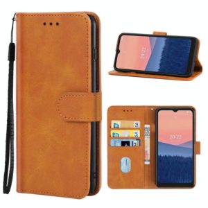 Leather Phone Case For Nokia C21(Brown) (OEM)
