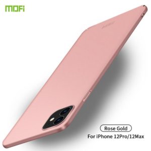 For iPhone 12 / 12 Pro MOFI Frosted PC Ultra-thin Hard Case(Rose gold) (MOFI) (OEM)