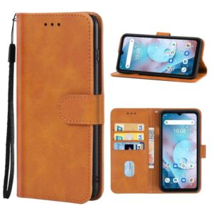 Leather Phone Case For UMIDIGI Bison X10S / X10S NFC(Brown) (OEM)