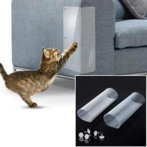 2pcs/pack Cat Scratch Protection PVC Sofa Anti-scratch Stickers , Size: 30x45cm (OEM)