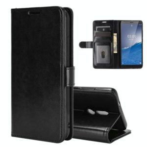 For Nokia C3 R64 Texture Single Horizontal Flip Protective Case with Holder & Card Slots & Wallet& Photo Frame(Black) (OEM)