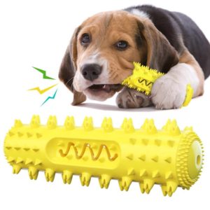 FS-03 Pet Sounding Toys Dogs Mask Rod(Yellow) (OEM)