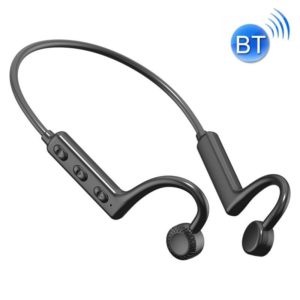 KS-19 Bluetooth Headset Sound Conducting Hanging Neck Business Headphones(Black) (OEM)